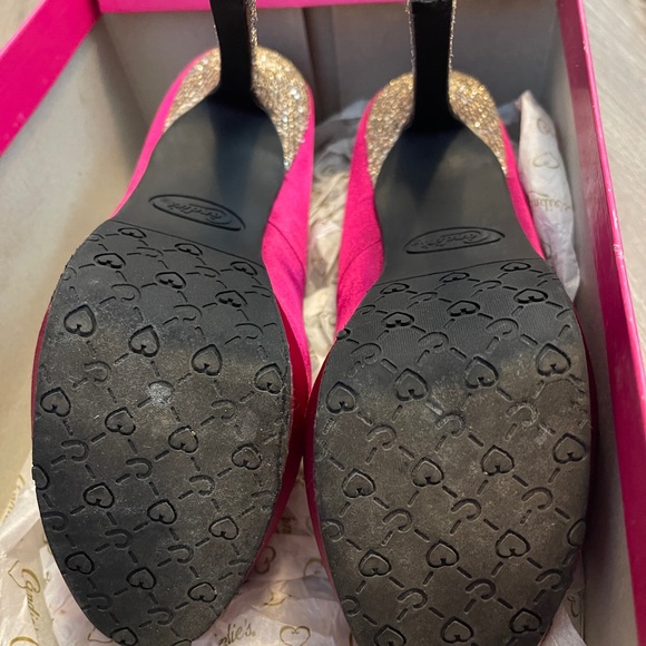 Candie’s pink sparkly heels size 7 - Picture 9 of 13